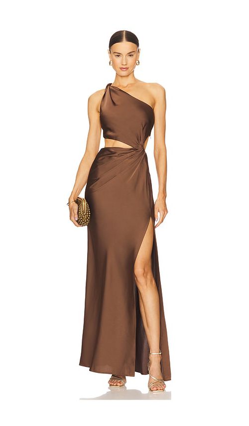 MISHA ABENDKLEID KRISTIN in Brown. Größe XS. Also in