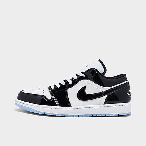 Men's Air Retro 1 Low Casual Shoes in White/Black