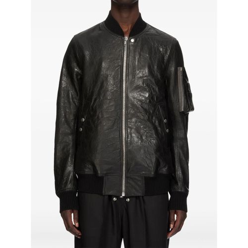Classic Flight Leather Bomber Jacket