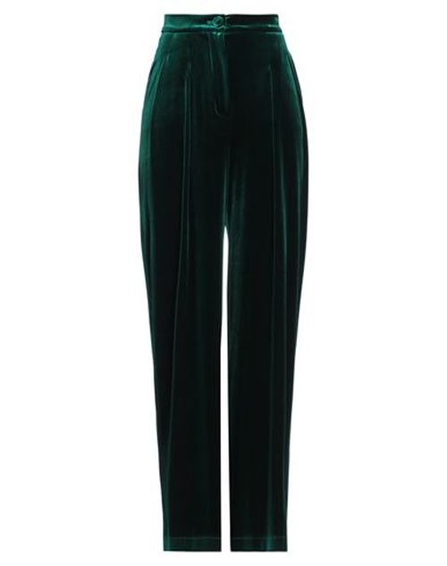 Olla Parég Woman Pants Emerald green Size 4 Polyester, Elastane