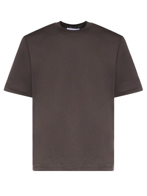 T-Shirts And Polos Anthracite Cotone - Men