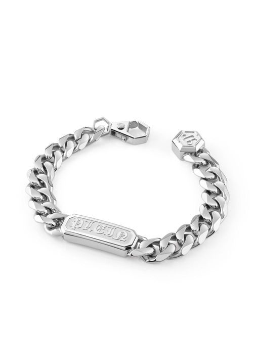 Gothic Tag braceelt - Silver