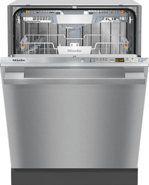 "G 5056 SCVi SF 24"" Stainless Steel Fully Integrated Dishwasher With PureLine Handle"