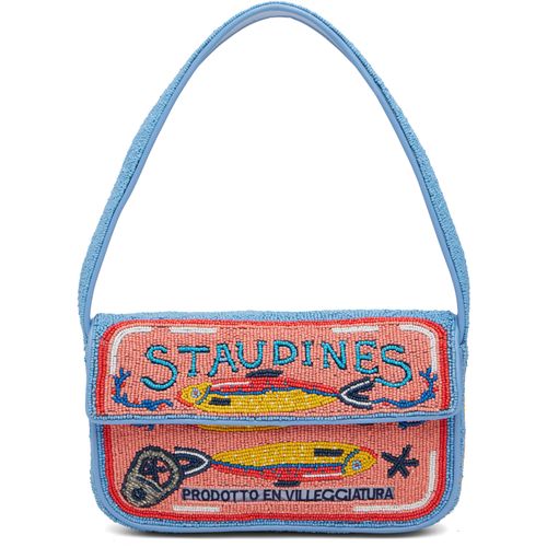 Blue & Pink Tommy Beaded Bag