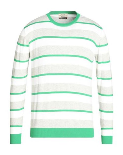 Man Sweater Green Size 40 Cotton