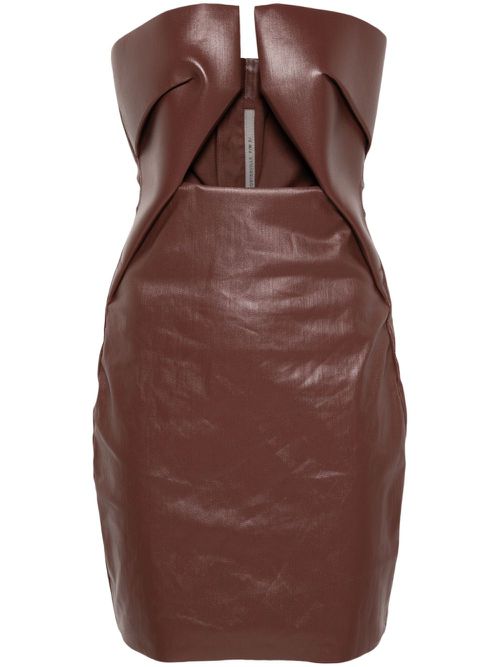 Prong mini dress - Brown