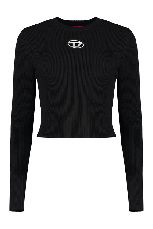 Logo Print Long Sleeve Top