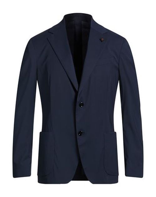 Man Blazer Navy Size 42 Wool, Polyamide, Silk, Elastane
