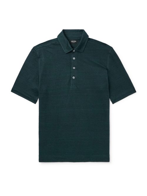 Zegna | ゼニア 長袖ポロシャツ | Realry