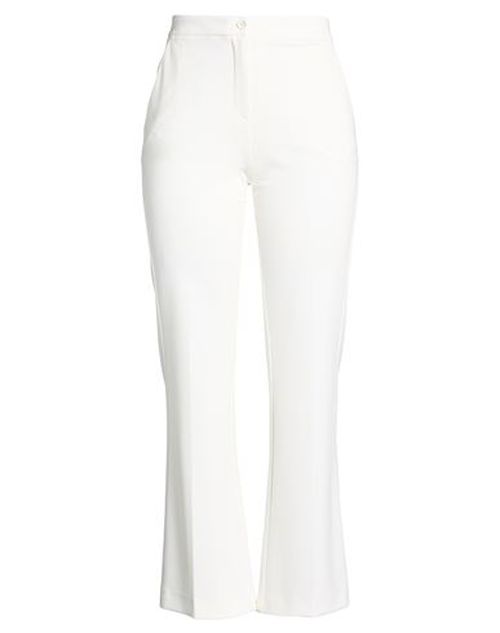 Woman Pants White Size 4 Viscose, Nylon, Elastane