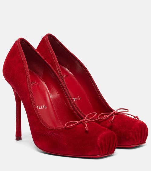 Cassia Nodo 100 suede pumps