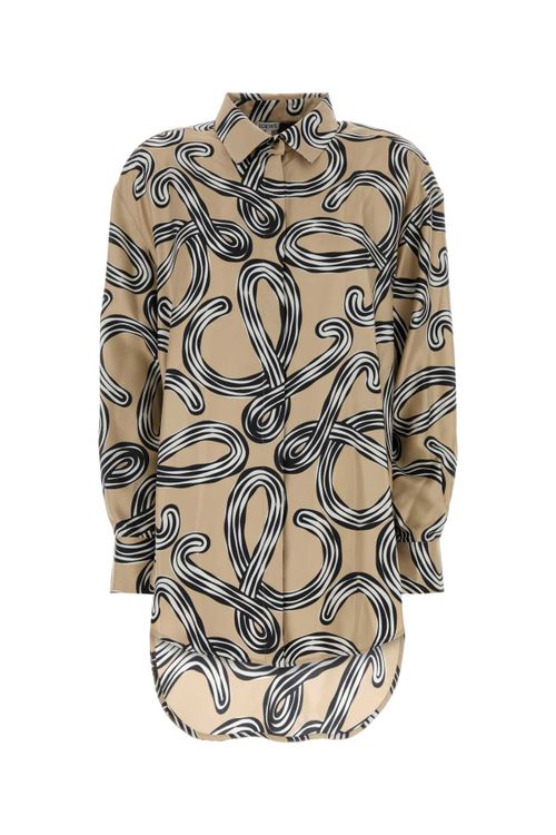 Paula's Ibiza Printed Silk Shirt