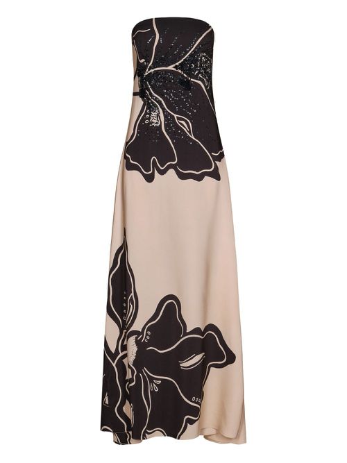 Johanna Ortiz Simbologia Floral dress - Neutrals