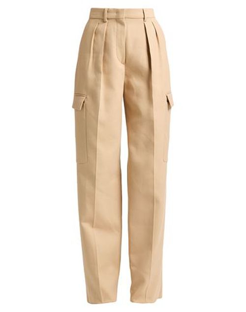 Sportmax Woman Pants Camel Size 4 Cotton, Viscose