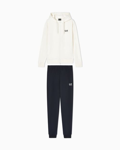 Cotton three-piece suit with a zip hoodie Core Identity