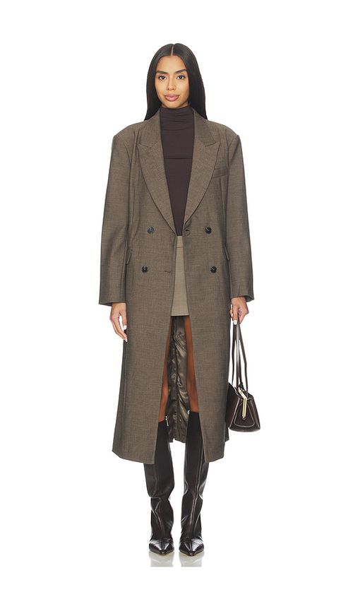 Bubish Charlee Blazer Coat in Taupe Grey. 6/XS also /M, 12/L