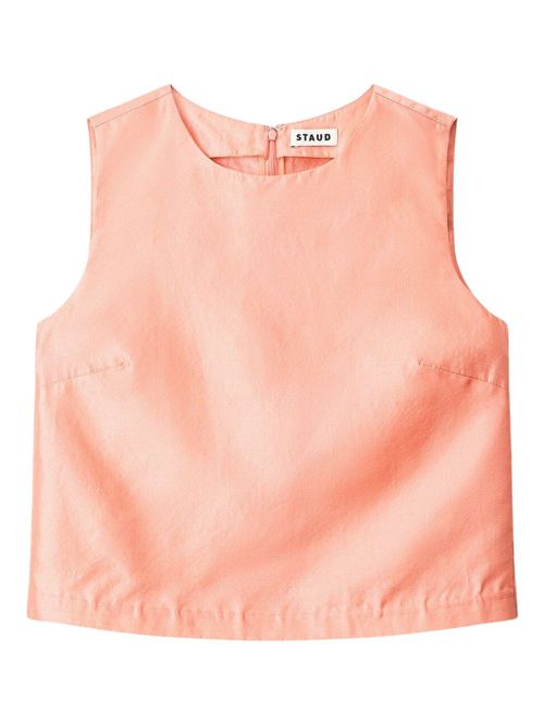 STAUD Cassia silk top - Pink