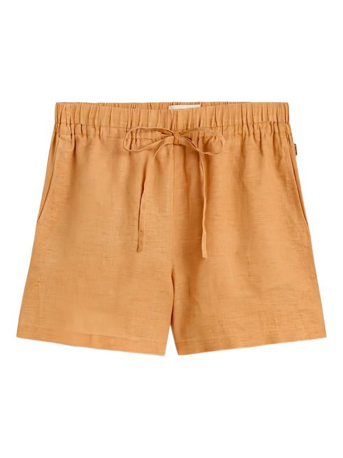Ecoalf logo-tag shorts - Orange
