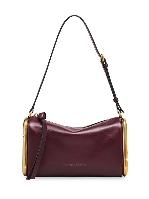 Women's The Juliette Small Leather Shoulder Bag - Dark Port
