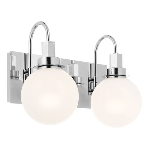 Chrome Two Light Bath from the Hex Collection