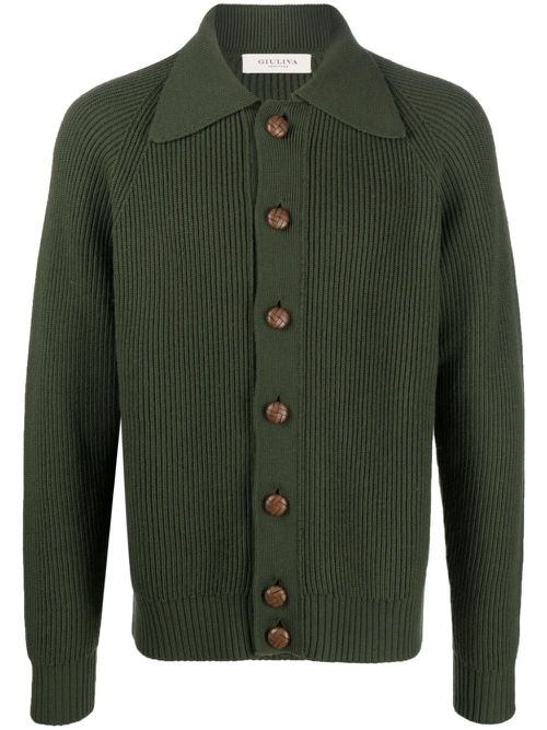 The Nino button-up cardigan - Green