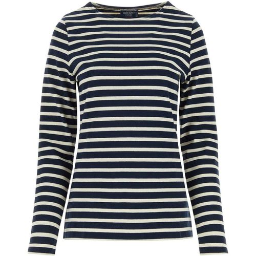 Saint James Embroidered Cotton Meridame T Shirt
