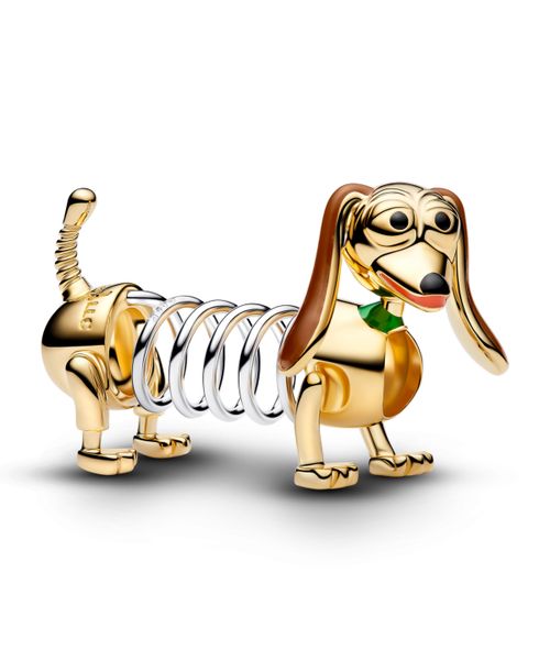 Disney Pixar Toy Story Slinky Dog Charm - TWo-tone