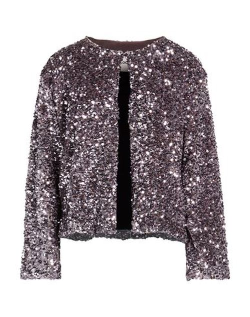 Woman Jacket Mauve Size L Polyester, Elastane