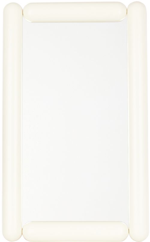 Off White Chunky Mini Mirror