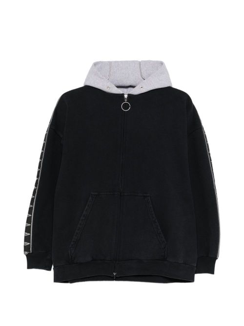 Cotton zip-up hoodie