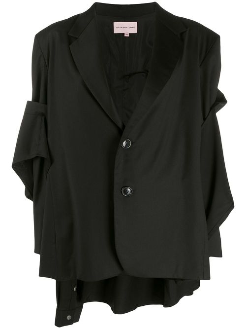 Shirt on the back jacket - Black