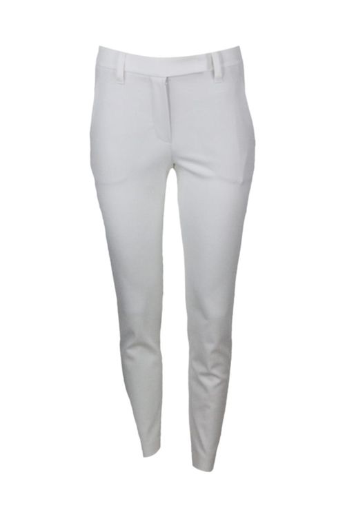 Concealed fastening cropped trousers