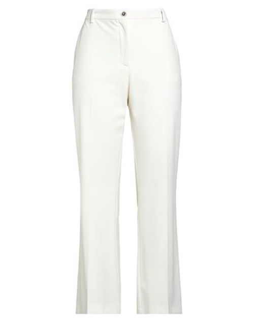 Woman Pants Ivory Size 8 Polyester, Viscose, Elastane