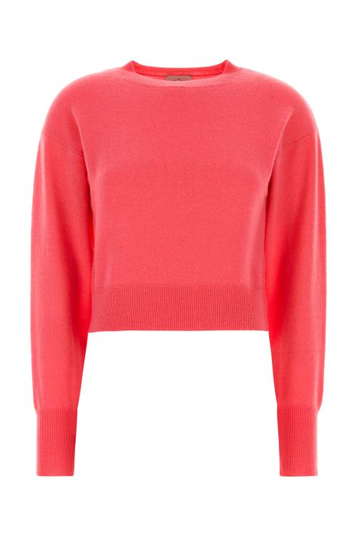 LE KASHA Fuchsia cashmere Menorca sweater
