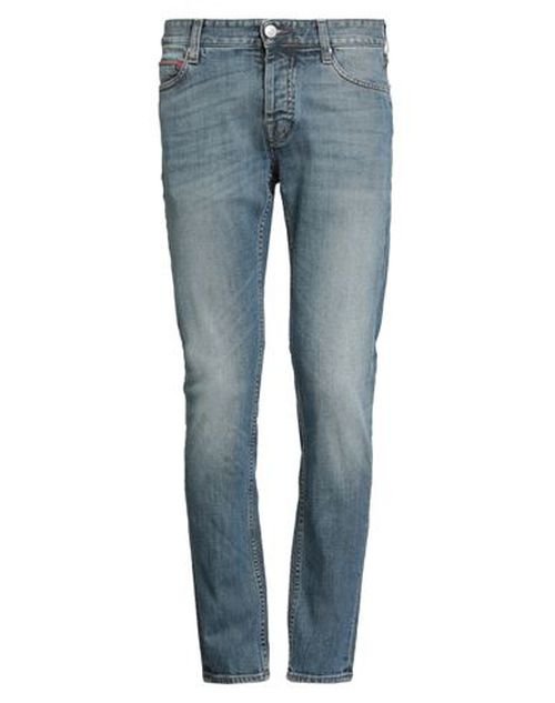 Man Jeans Blue Size 30 Cotton, Elastane