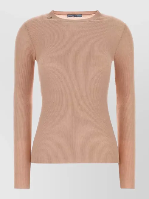 Prada - wool sweater long sleeves crew neck ribbed