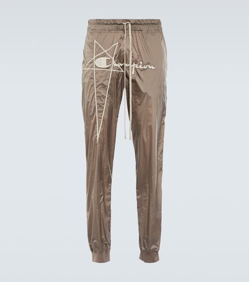 Rick Owens x Champion nylon sweatpants