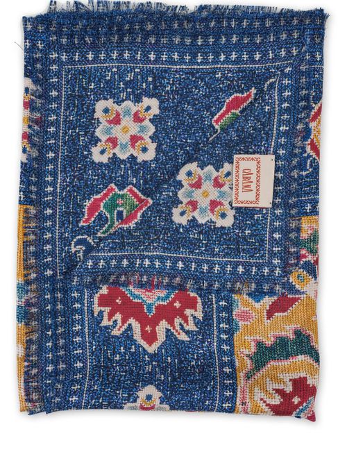 Fiamma silk scarf - Blue