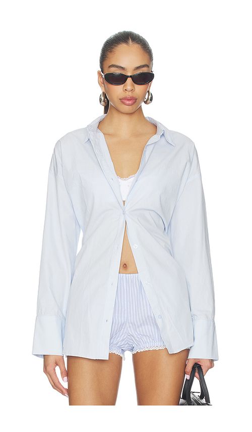 NIA Bea Shirt in Baby Blue. XS. Also in S, M