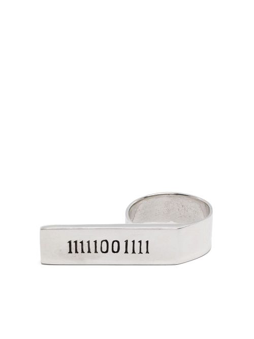 Binary ring - Silver