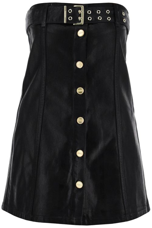 -Corsetto In Denim Con Lamina-Donna