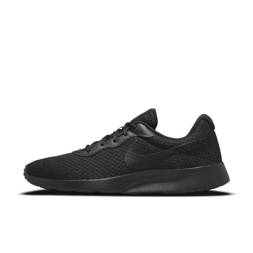 Nike Mens Tanjun Fitness Active Athletic and Training Shoes Black/Black-Barely Volt