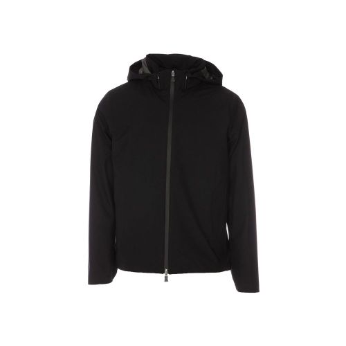 Polyester Shell Jacket — Black