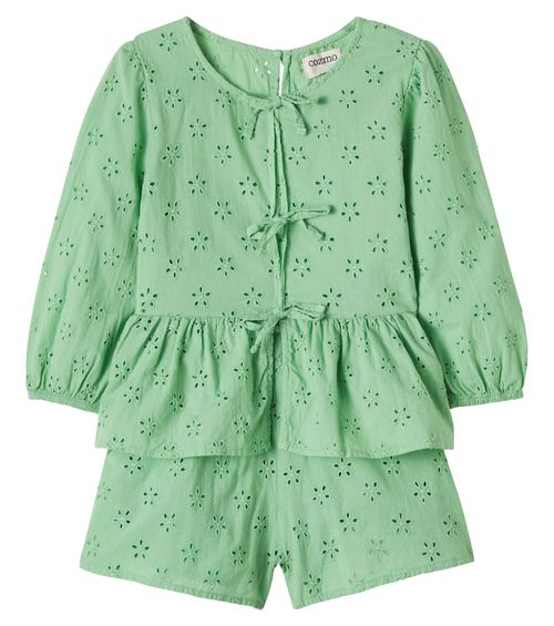 Alma broderie anglaise top and shorts set