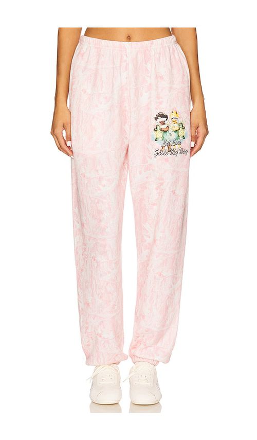 Boys Lie Let Love Guide My Way Kimmy Pants in Pink.  XL. Also in L, M