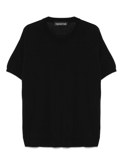 The Editor knitted T-shirt - Black