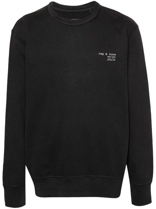 Logo-print sweatshirt - Black
