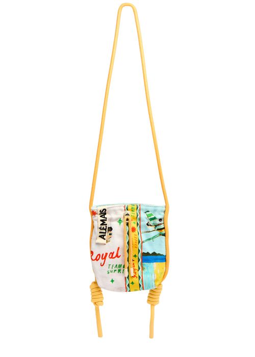 All Aboard Printed Canvas Cross-body bag