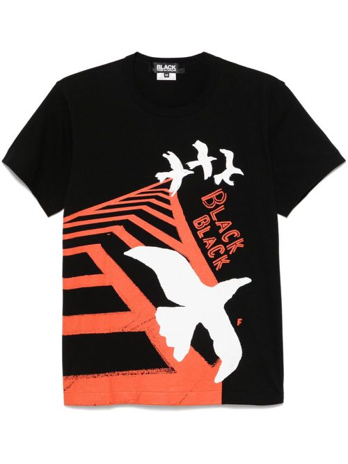 Bird-print T-shirt