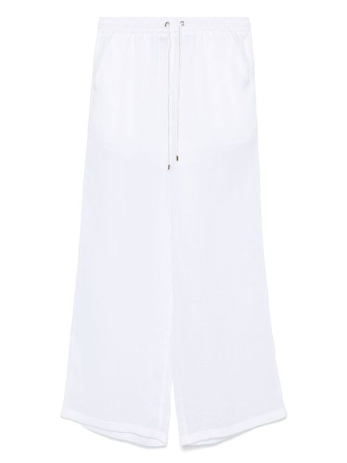 Lorena Antoniazzi elasticated-waistband trousers - White
